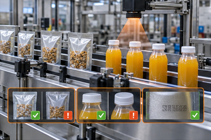 Packaged food and bottle inspection